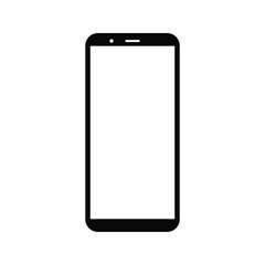 Mobile phone or smartphone icon.  vector illustration