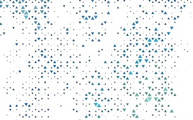 Light BLUE vector texture in triangular style.