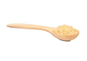 Brown sugar in spoon