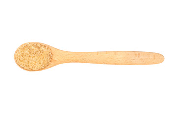 Brown sugar in spoon