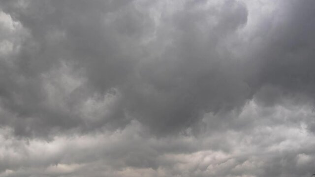 dark clouds forming before heavy rain in Ethiopia, Addis Ababa, Africa, it gives feeling of rage and dark hour, moving in many directions