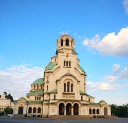 Fototapeta na wymiar Saint-Alexandre-Nevski Cathedral in Sofia, Bulgaria