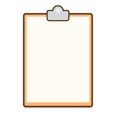 Clipboard border vector. paper clipboard border vector. free space for text.