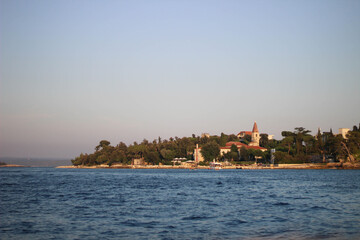 Fototapeta premium view from district tower