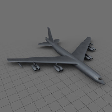 Stylized strategic bomber