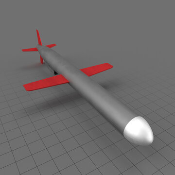 Stylized cruise missile
