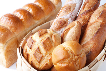 パン（様々なたくさんのパンの集合）