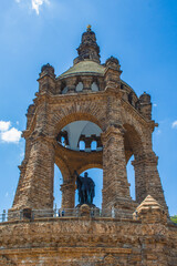 Emperor William Monument near the city of Porta Westfalica, North Rhine Westphalia, Germany