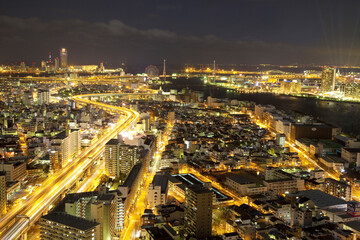 大阪ベイエリアの夜景