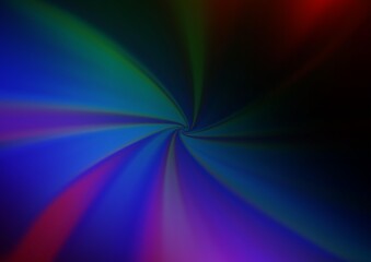 Dark Multicolor, Rainbow vector bokeh template.