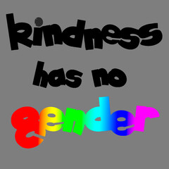Kindness has no gender