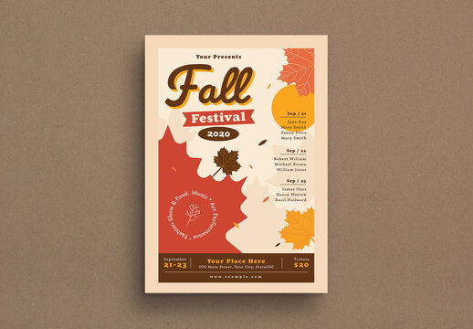 Fall Festival Flyer Layout