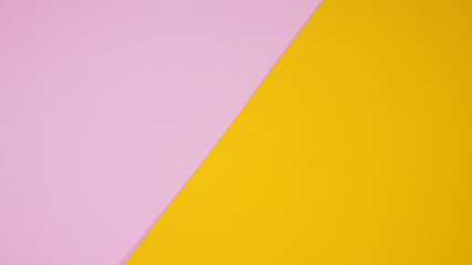 Empty paper in Pink and yellow color for background.