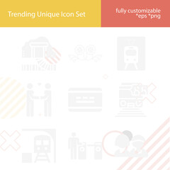 Simple set of ii related filled icons.