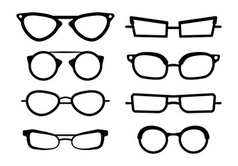 Various sunglasses, glasses. 