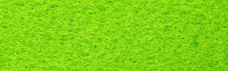 green felt, sheep wool small Banner with Space for Text.