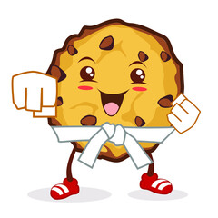 Cookies mascot cartoon in vector