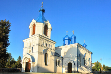 Cerkiew Zaśnięcia Przenajświętszej Bogurodzicy – prawosławna cerkiew parafialna w Kleszczelach.  © robnaw