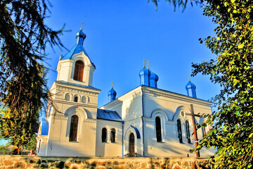 Cerkiew Zaśnięcia Przenajświętszej Bogurodzicy – prawosławna cerkiew parafialna w Kleszczelach.  © robnaw