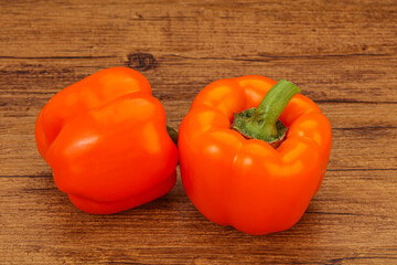 Orange sweet tasty Bell Pepper