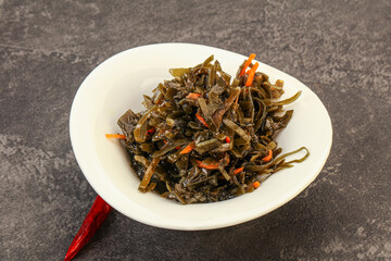 Seaweed cabbage with carrot and sesame