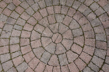 Circular Brick Pattern