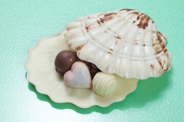 貝殻のチョコギフト