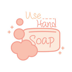 new normal, use hand soap measure prevention, after coronavirus, hand made style flat