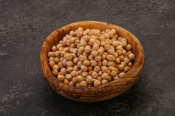 Vegan cuisine - Dry chickpea heap