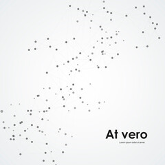 Abstract illustration with abstract connect lines for wallpaper design.