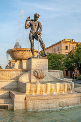 Fontana dei due fiumi Springbrunnen in Modena, Emilia-Romagna, Italien.