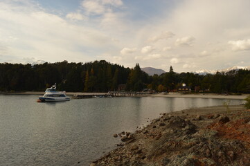 Hiking in the mountains and around the lakes of Bariloche and San Martin in Argentina