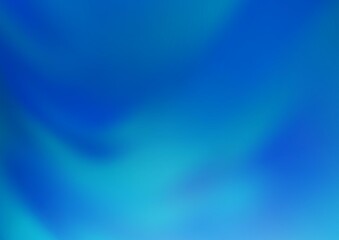 Light BLUE vector blurred bright pattern.