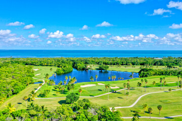 Miami golf course green club