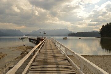Hiking in the mountains and around the lakes of Bariloche and San Martin in Argentina