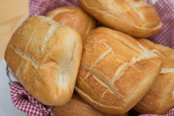 bread rolls in a breadbasket