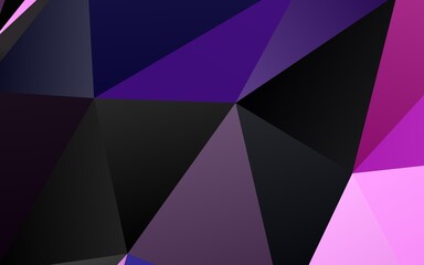 Fototapeta premium Light Multicolor, Rainbow vector blurry triangle texture.