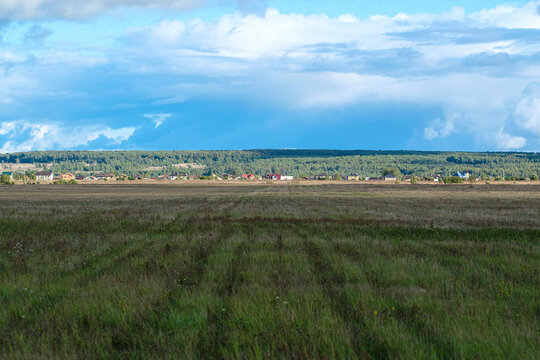 landscape with the image of  field