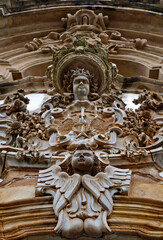 Baroque church ornaments, Ouro Preto, Brazil