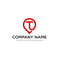 T Letter Logo concept. Creative Minimal Monochrome Monogram emblem design template. Graphic Alphabet Symbol for Corporate Business Identity. Creative Vector element