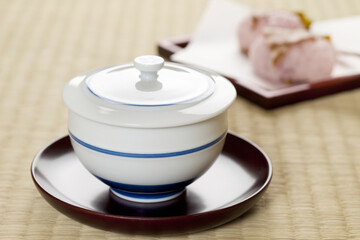 日本茶と和菓子