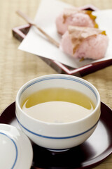 日本茶と和菓子
