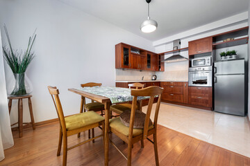 Obraz premium Kitchen in retro style interior design