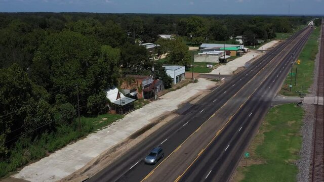 Abandoned Downtown Buildings, Gause, Texas, USA