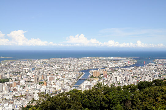 徳島　眉山からの風景