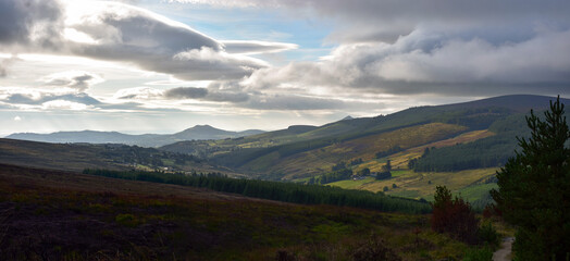 Beautiful Vista Sunrise Over Dublin Mountains
