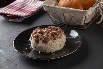 Konya Pilavı turkish kavurma kebap
