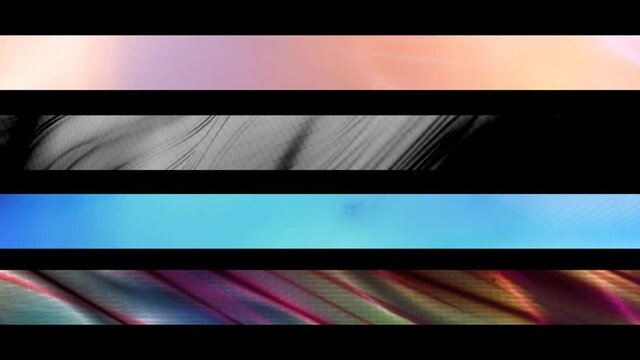 Flowing color and wire frame lower thirds looping animations Quicktime animation with alpha embedded