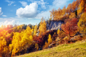 Fototapeta premium Majestic autumn landscape