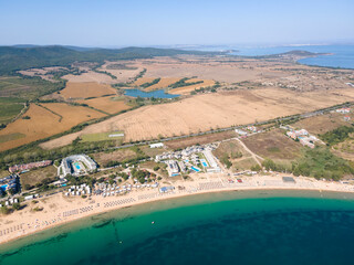 Aerial view of Gradina (Garden) Beach, Bulgaria